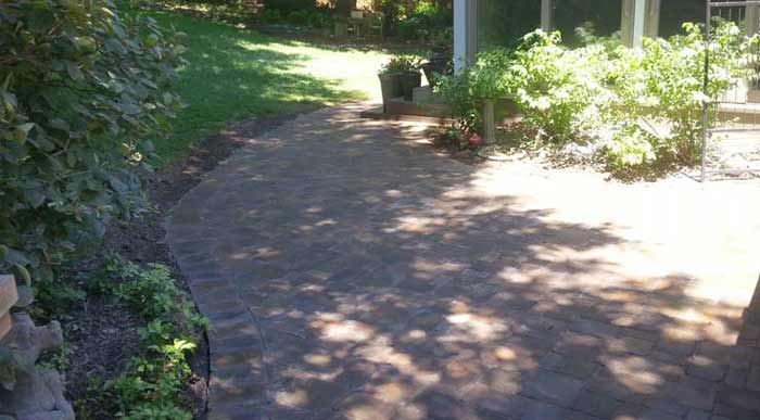 Residential Stone Paved Patio and Walkway | Omaha NE