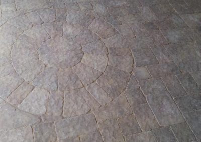 Decorative Paved Stone Inlay