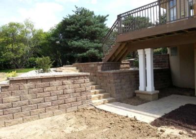 Retaining Wall Construction Phase